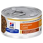 Hill's Prescription Diet Feline C/D Multicare mijotés au poulet et légumes 24 x 82 grs- La Compagnie des Animaux