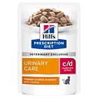 Hill's Prescription Diet Feline C/D Urinary Stress Poulet SACHETS 12 x 85 grs- La Compagnie des Animaux