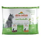 Almo Nature Holistic anti-hairball Gatto 6 x 70 g