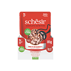Schesir Complete Nutrition Tonnetto con Gamberetti in gelatina Bustina Gatto 12 x 85 g