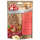 8in1 Freeze Dried Meaty Treats au canard et aux pommes pour chien 50 g