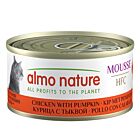 Almo Nature HFC Mousse Pollo con Zucca gatto 24 x 70 g