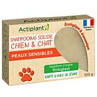 Actiplant Shampoo Solido Pelle Sensibile per Cane e Gatto 100 g