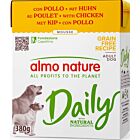 Almo Nature Chien Daily Tetra Poulet 8 x 380 g