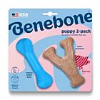 Benebone Pack Bounce Bone-Wishbone Puppy Bacon 
