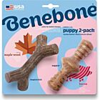 Benebone Pack Maplestick Zaggler Puppy bacon 
