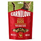 Carnilove Crunchy Snack Canard et Framboises Chat