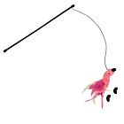 KONG Cat Feather Teaser giocattolo canna da pesca per gatto
