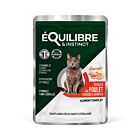 Équilibre & Instinct Effilés chat stérilisé poulet 12 x 85 g