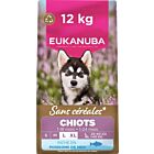 Sac de croquettes Eukanuba sans céréales pour chiots de taille L/XL 