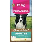 Eukanuba Sans Céréales Chien Adulte S/M Poulet 12 kg