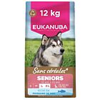 Eukanuba Sans Céréales Chien Senior L/XL Poisson 12 kg