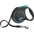 Laisse à enrouleur Flexi Black Design Sangle Noir S 5 m
