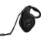 Laisse à enrouleur Flexi Giant Sangle Noire 8 m