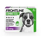 Frontline Combo Chien 20-40 kg 6 pipettes- La Compagnie des Animaux