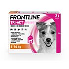 Frontline Tri Act spot on chiens 5 à 10 kg 3 pipettes- La Compagnie des Animaux