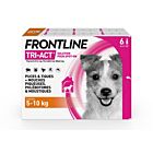 Frontline Tri Act spot on chiens 5 - 10 kg 6 pipettes- La Compagnie des Animaux