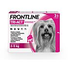 Frontline Tri Act spot on Très Petit Chien 2 - 5 kg 3 pipettes