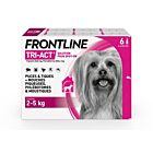Frontline Tri Act spot on Très Petit Chien 2 - 5 kg 6 pipettes