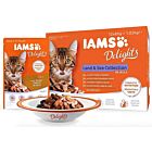 IAMS Delights Multipack "Terre & Mer" en gelée chat 12 x 85 grs - La Compagnie des Animaux