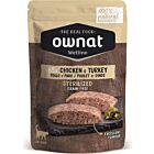 Ownat Wetline Gatto Sterilizzato Tacchino e Pollo 12 x 85 g