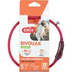 Zolux Collare Luminoso per cucciolo bordeaux 20 a 40 cm