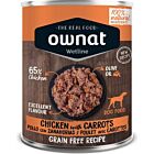 Ownat Wetline Cane Pollo e Carote 12 x 395 g
