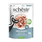 Schesir Complements Tonnetto con Nasello in gelatina Bustina Gatto 12 x 70 g
