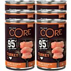 Wellness Core Paté 95% cane tacchino 6 x 400 g