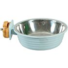 Zolux Mangeoire en Plastique et Inox Cosy Bleu 350 ml