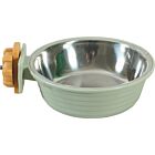 Zolux Mangeoire en Plastique et Inox Cosy Vert 350 ml