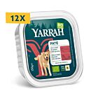 Yarrah Bio Pâtée Bœuf, Poulet et Spiruline Sans céréales Chien 12 x 150 g