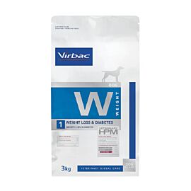 Virbac Veterinary HPM Weight Loss & Diabetes Chien 3 kg - La Compagnie des Animaux