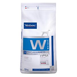 Virbac Veterinary HPM Weight Loss & Diabetes W1 Chien