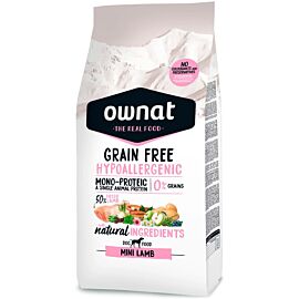 Ownat Grain Free Hypoallergenic Mini Agneau Chien