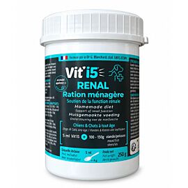 Vit'i5 RENAL Ration Mixte Poudre Chat Chien 250 g