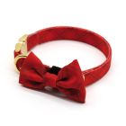 Croci collare festivo di Natale cane rosso S