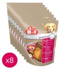 8in1 Fillets Pro Skin & Coat per cane 80 g MULTIPACK confezione da 8