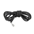 Bobby Walk Guinzaglio tubolare cane nero 3 m