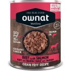 Ownat Wetline Cane Manzo e Salmone 12 x 395 g