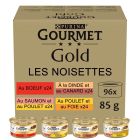 Purina Gourmet Gold Gatto Les Noisettes 96 x 85 g