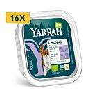 Yarrah Bio Bouchées au Poulet et Dinde Sans céréales Chat 16 x 100 g