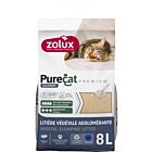 Sac de litière végétale agglomérante Purecat Zolux pour chat