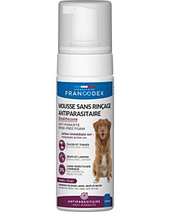 Francodex Mousse Sans Rinçage Dimethicone Chien 150 ml