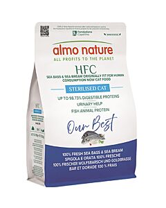 Almo Nature Chat HFC Our Best Sterilised Bar et Dorade