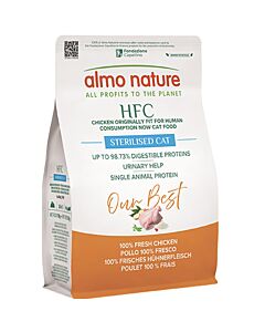 Almo Nature Chat HFC Our Best Sterilised Poulet
