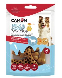 Camon Snack Osso Latte di capra e Miele Cane S 120 g