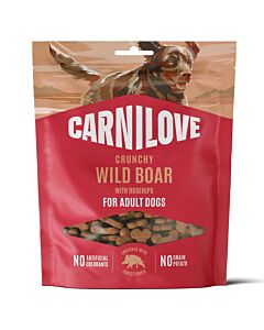 Carnilove Crunchy Snack Sanglier Sauvage & Eglantier chien 200 g