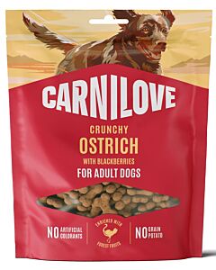Carnilove Crunchy Snack Autruche & Mûres chien 200 g