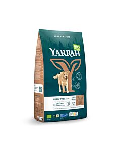 Yarrah Bio Croquettes sans céréales (Grain Free)  au poulet pour chien 2 kg- La Compagnie des Animaux